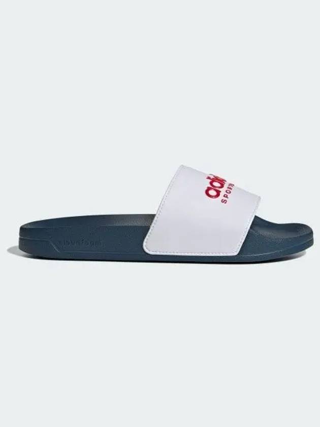 Adilette Shower Slide Cloud White Better Scarlet Team Navy Blue 2 Sandals Slippers II0017 692692 - ADIDAS - BALAAN 1