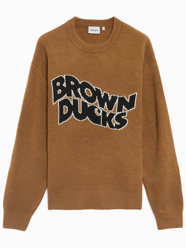 Brown Ducks Knit Top Brown - CARHARTT WIP - BALAAN 2