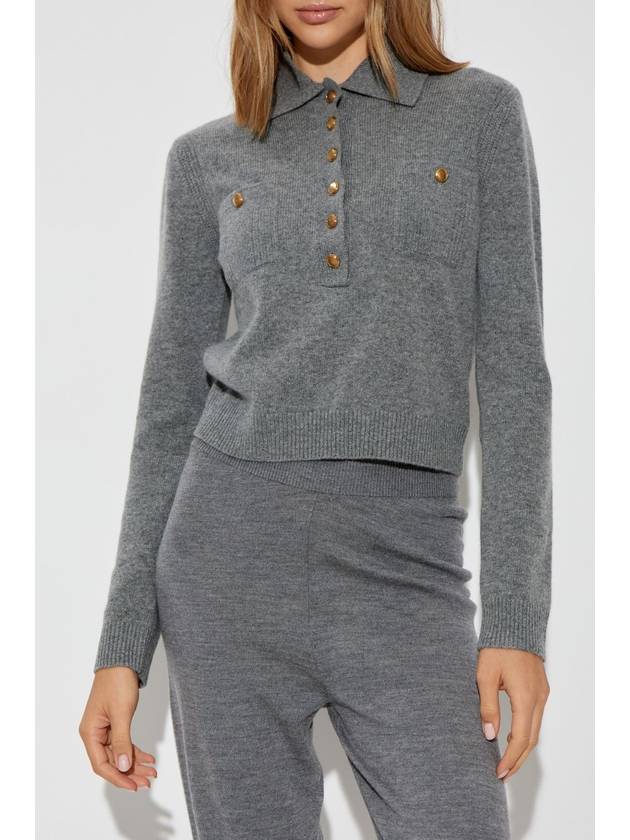 Chloé Polo Sweater, Women's, Grey - CHLOE - BALAAN 3