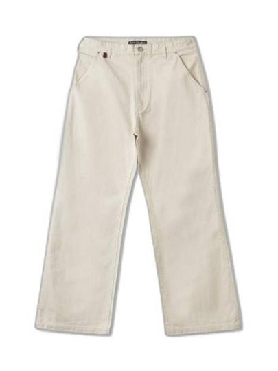 Women's Workwear Straight Pants Beige - ACNE STUDIOS - BALAAN 2