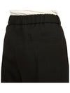 Women's Track Wool Wide Pants Black - JIL SANDER - BALAAN 11