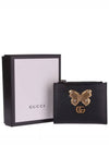 Butterfly Card Wallet Black - GUCCI - BALAAN 7