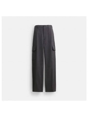 Tailored Straight Pants Grey - COACH - BALAAN 1