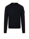 Metropolis Merino Wool Knit Top Black - CP COMPANY - BALAAN 2