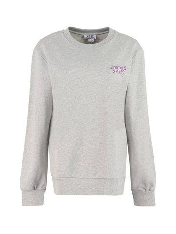 Men's Eddie Gimme 5 Sweatshirt Gray - A.P.C. - BALAAN 1