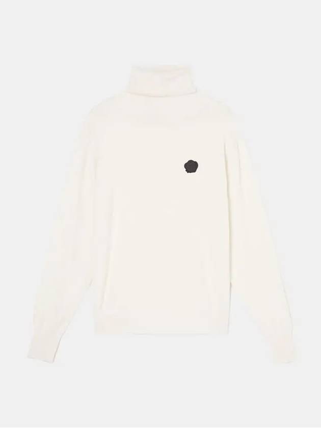 Men s rubber patch white turtleneck knit MK058 31 11122 - VIKTOR&ROLF - BALAAN 3