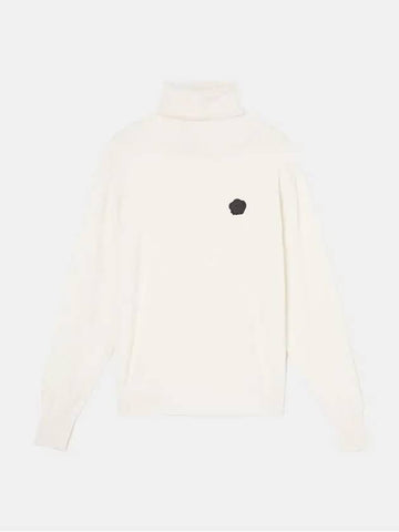 Men's rubber patch white turtleneck knit MK058 31 11122 - VIKTOR&ROLF - BALAAN 1