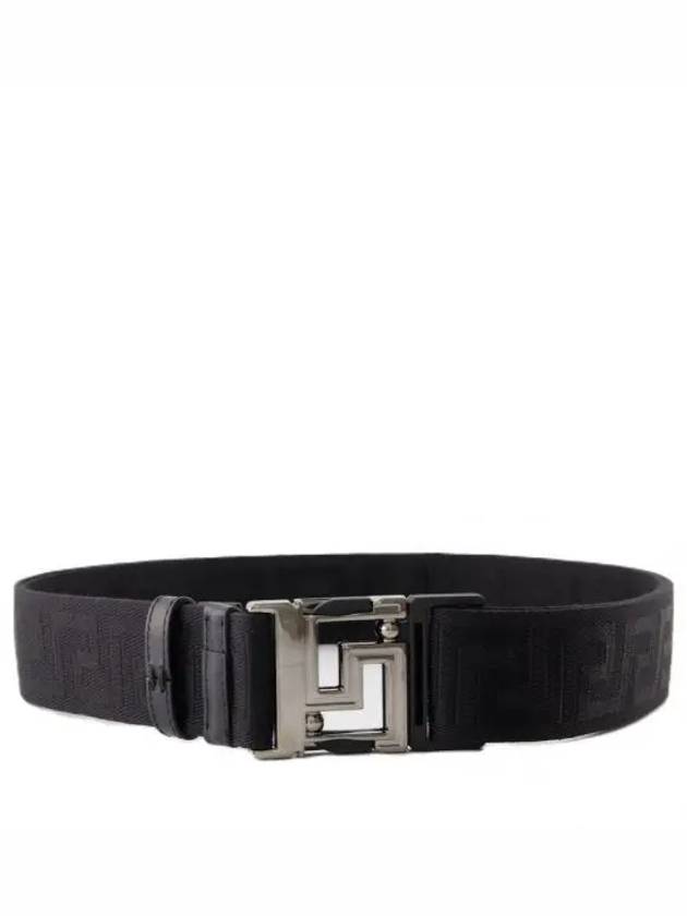 Reversible Allover Belt Black - VERSACE - BALAAN 2