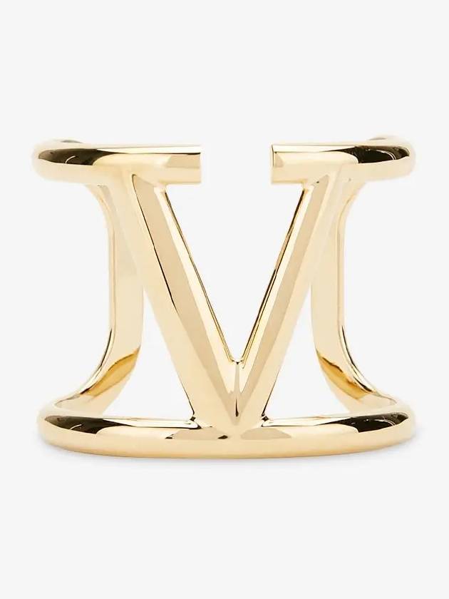 V Logo Signature Bracelet Gold - VALENTINO - BALAAN 3