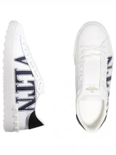 VLTN Leather Low-Top Sneakers White - VALENTINO - BALAAN 2