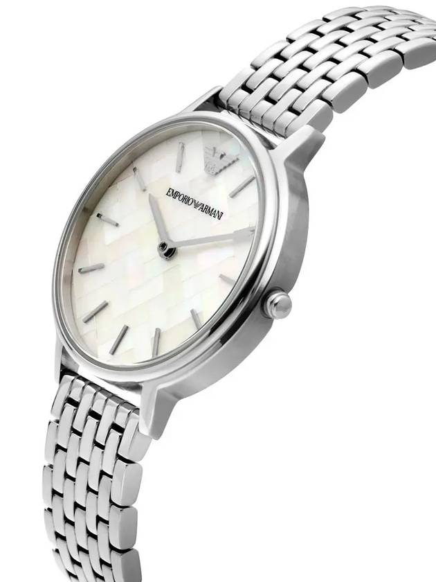 Women’s Mother Of Pearl Dial Metal Watch Silver - EMPORIO ARMANI - BALAAN 4