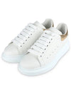 Oversized Low Top Sneakers White Gold - ALEXANDER MCQUEEN - BALAAN 3