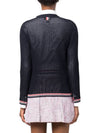 Thom Browne Pointelle RWB Striped Cardigan Navy - THOM BROWNE - BALAAN 6