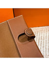 R.M.S Passport Holder Evercolor & Palladium Gold - HERMES - BALAAN 5