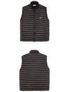 Loom Woven Chambers Nylon Down Vest Black - STONE ISLAND - BALAAN 5