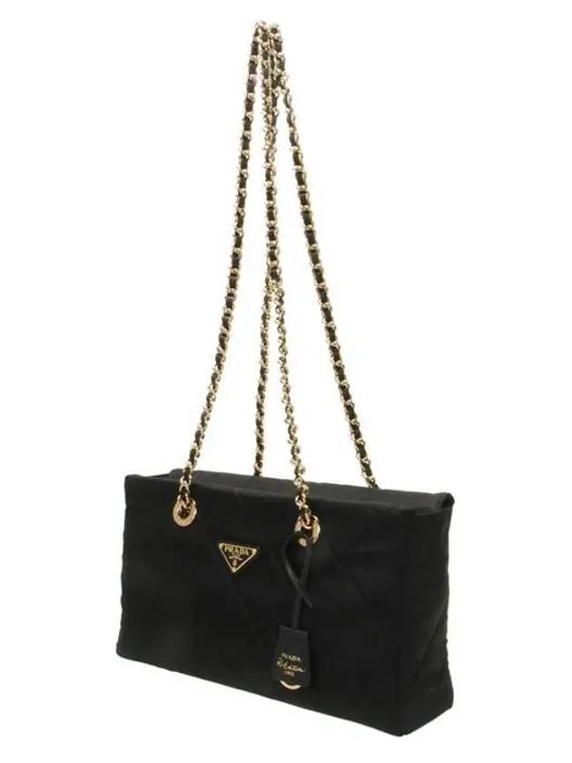 1995 chain medium shoulder bag black - PRADA - BALAAN 3