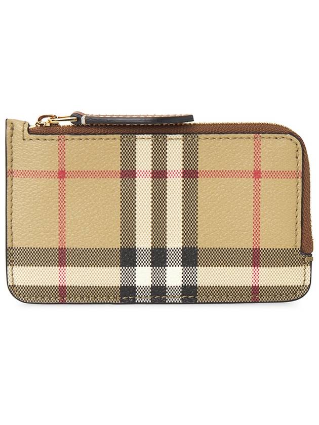 Check Card Wallet Archive Beige - BURBERRY - BALAAN 2