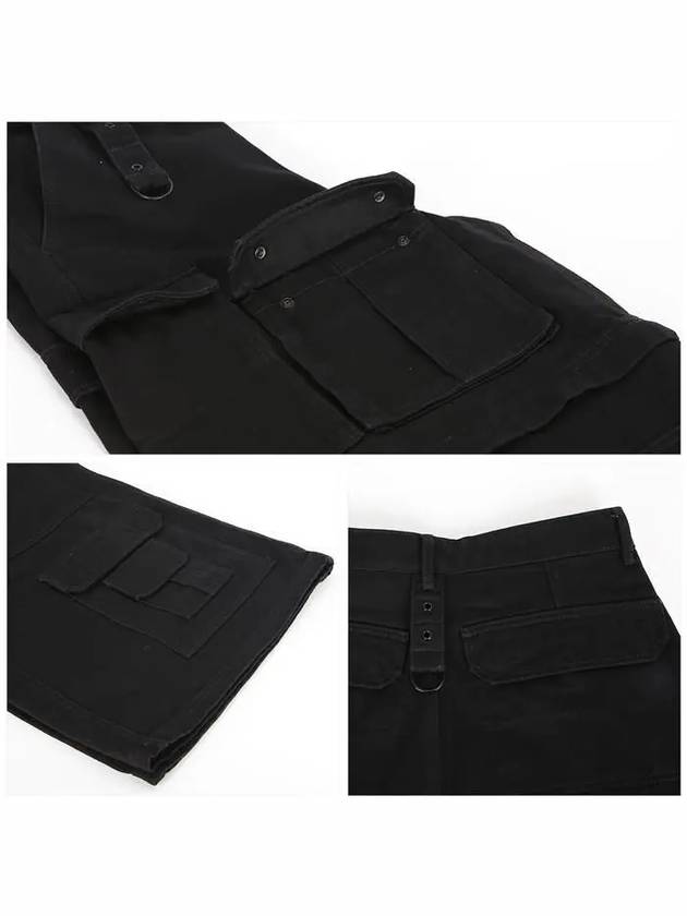 Multipocket Wide Cargo Jeans Black - VETEMENTS - BALAAN 7