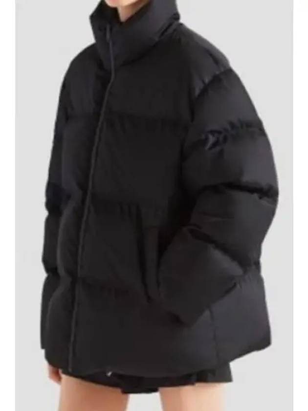 Oversized Re-Nylon Down Padding Black - PRADA - BALAAN 2