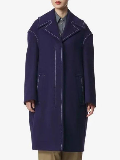 Wool Single Coat Blue - MARNI - BALAAN 2