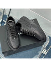 CC Logo Calfskin Low Top Sneakers Black - CHANEL - BALAAN 8