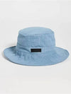 Denim Bucket Hat Blue - GANNI - BALAAN 2