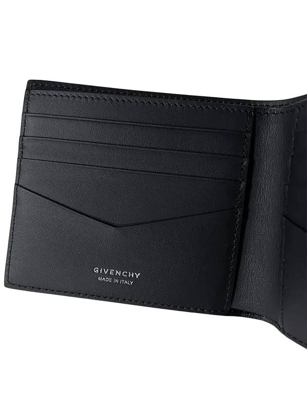 Graffiti Effect Logo Half Wallet Black - GIVENCHY - BALAAN 5