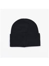 Bear Embroidered Blend Wool Beanie Black - POLO RALPH LAUREN - BALAAN 4