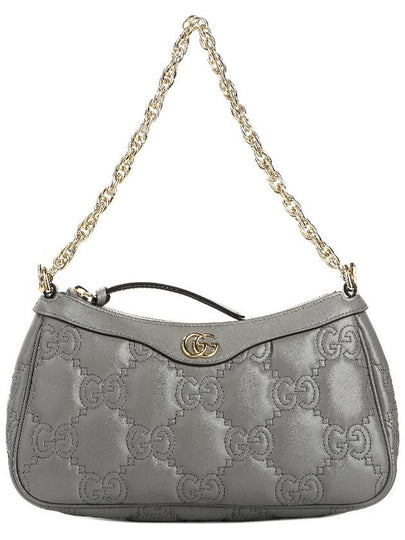 GG Matelasse Shoulder Bag Grey - GUCCI - BALAAN 2