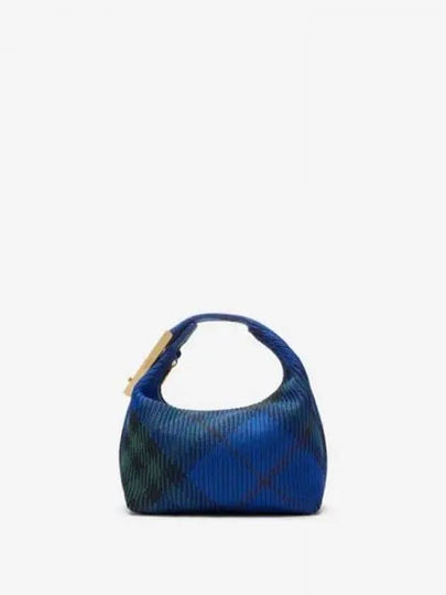 Peg Checked Duffel Bag Blue - BURBERRY - BALAAN 2