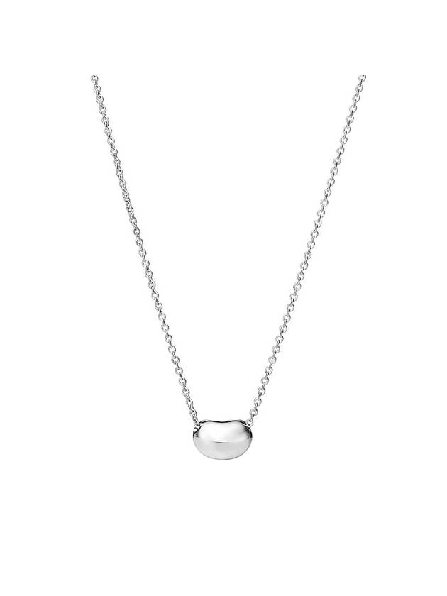 Bean Design Pendant 9MM Necklace Silver - TIFFANY & CO. - BALAAN 1