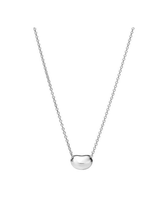 Bean Design Pendant 9MM Necklace Silver - TIFFANY & CO. - BALAAN 1