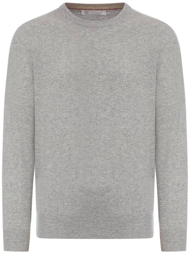 Sweater M2200100CZ621 LIGHT GRAY GRAY - BRUNELLO CUCINELLI - BALAAN 2