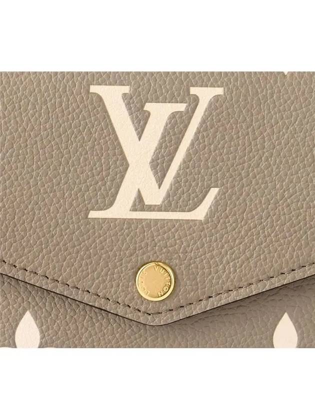 Sarah Monogram Empreinte Long Wallet Brown - LOUIS VUITTON - BALAAN 6