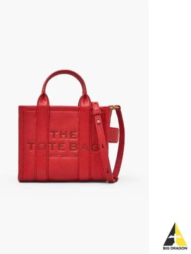 Leather The Crossbody Tote True Red MBBAW24011REX - MARC JACOBS - BALAAN 1