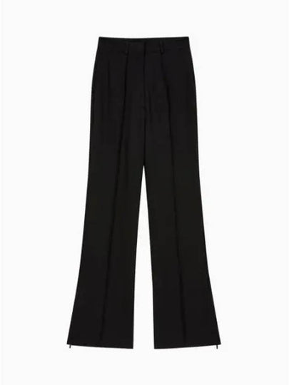 Jeans High Rise Flare Milan Straight Pants Black - CALVIN KLEIN - BALAAN 2