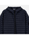 Loom Woven Chambers R-Nylon Down-TC Packable Jacket Navy - STONE ISLAND - BALAAN 3