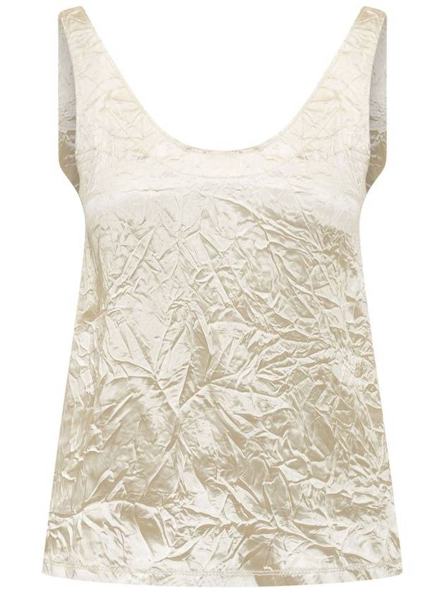 Sleeveless T-Shirt RWTO00275660E23002 White - LANVIN - BALAAN 2