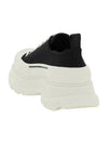 Tread Slick Low Top Sneakers Black White - ALEXANDER MCQUEEN - BALAAN 3