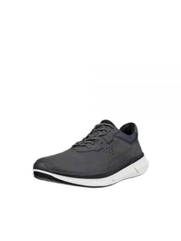 Biom 2.2 Leather Low Top Sneakers Grey - ECCO - BALAAN 2