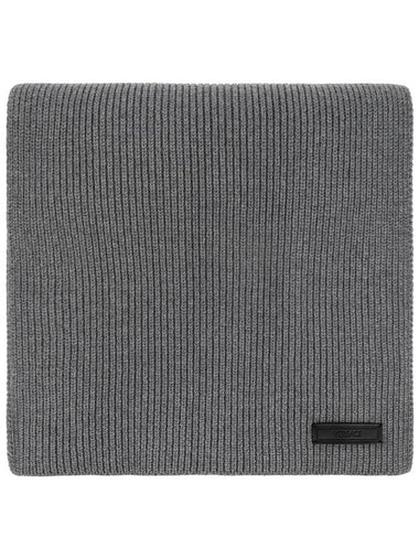 Versace Wool Scarf, Men's, Grey - VERSACE - BALAAN 1