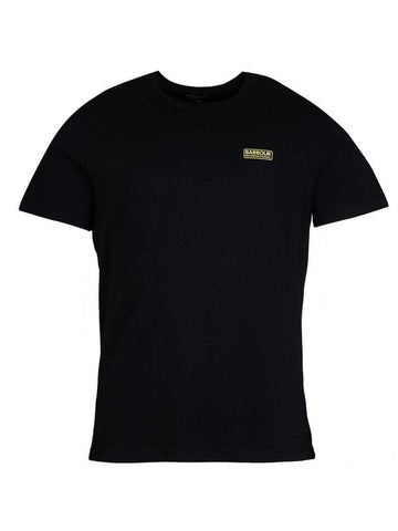 Men's Small Logo Essential Short Sleeve T-Shirt Black - BARBOUR - BALAAN 1