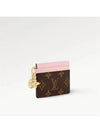 LV Charm Monogram Card Wallet Brown Pink - LOUIS VUITTON - BALAAN 4