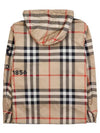 Men's Horseferry Print Check Hoodie Zip-up Beige - BURBERRY - BALAAN 3