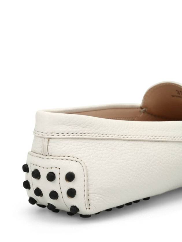 Women's Gommino Leather Driving Shoes White - TOD'S - BALAAN 5