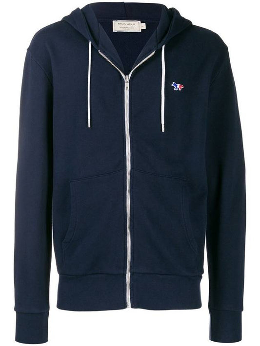 Tricolor Fox Logo Hooded Zip-Up AM00304KM0001 - MAISON KITSUNE - BALAAN 1