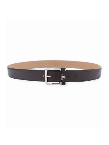 T Logo Leather Belt Brown - TOD'S - BALAAN 1