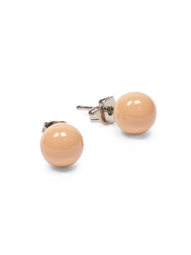 Silver & peach stud earrings - DRIES VAN NOTEN - BALAAN 1