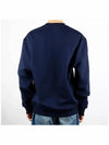 Small Heart Logo Sweatshirt Navy - AMI - BALAAN 5