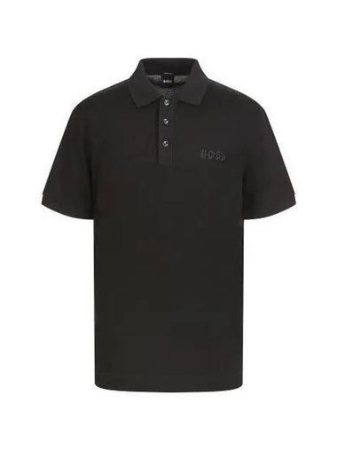 Shadow logo embroidery polo shirt 50504558 001 - BOSS - BALAAN 1